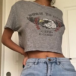 “Born to Ride” Crop Top